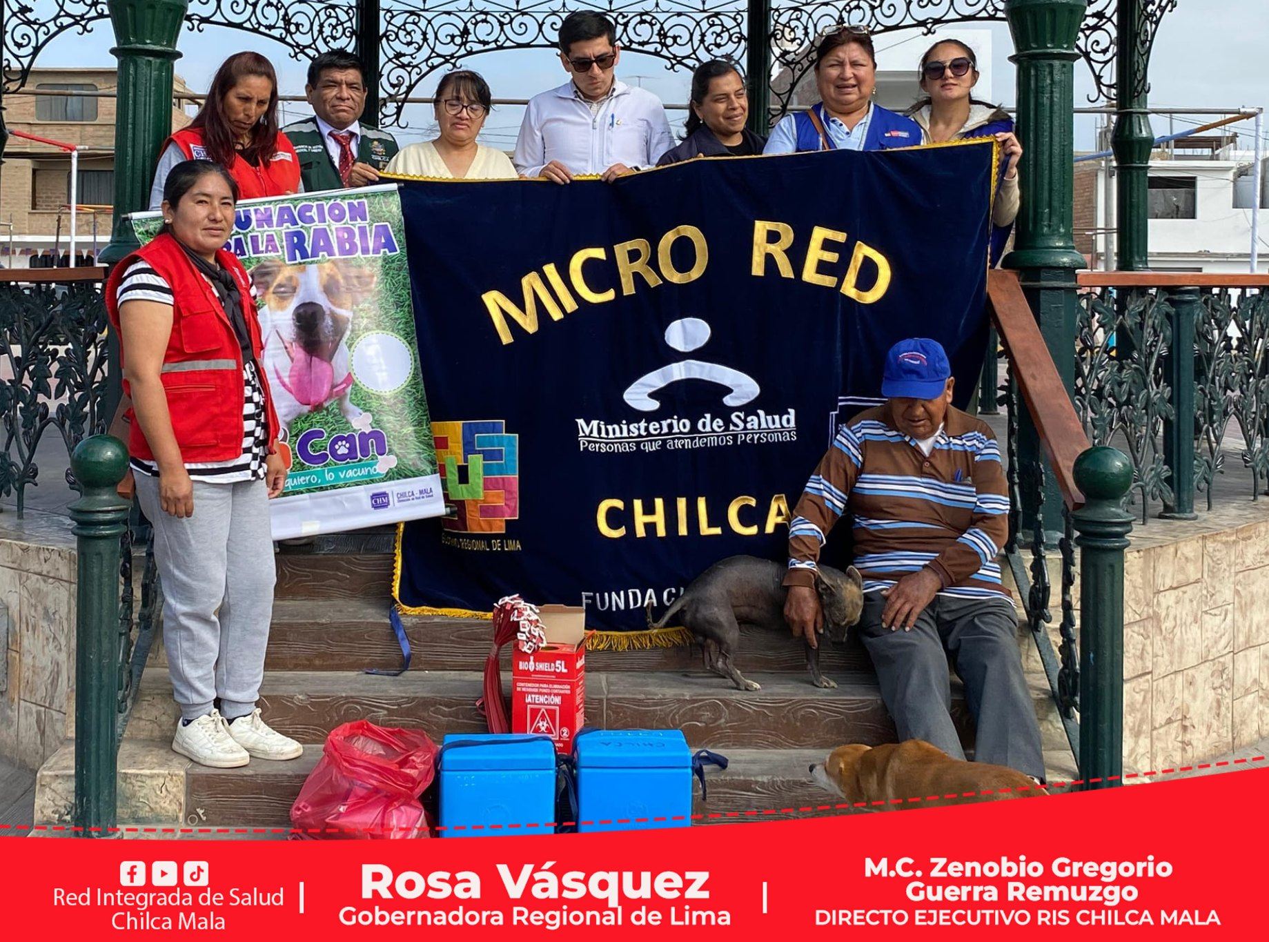 RIS Chilca Mala continua campaña de Vacunación Antirrábica Gratuita Van Can 2024