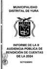 Vista preliminar de documento INFORME DE RENDICION DE CUENTAS DE LA SEGUNDA AUDIENCIA PÚBLICA DE LA MUNICIPALIDAD DISTRITAL DE YURA 2024