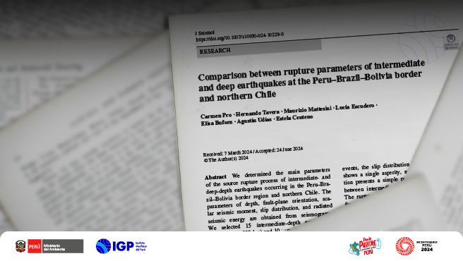 Investigación analiza los procesos de ruptura sísmica en la frontera de Perú, Brasil, Bolivia y Chile FOTO