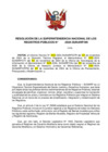 Vista preliminar de documento Proyecto normativo que modifica la Directiva que regula los procedimientos registrales y procedimientos administrativos agrupados