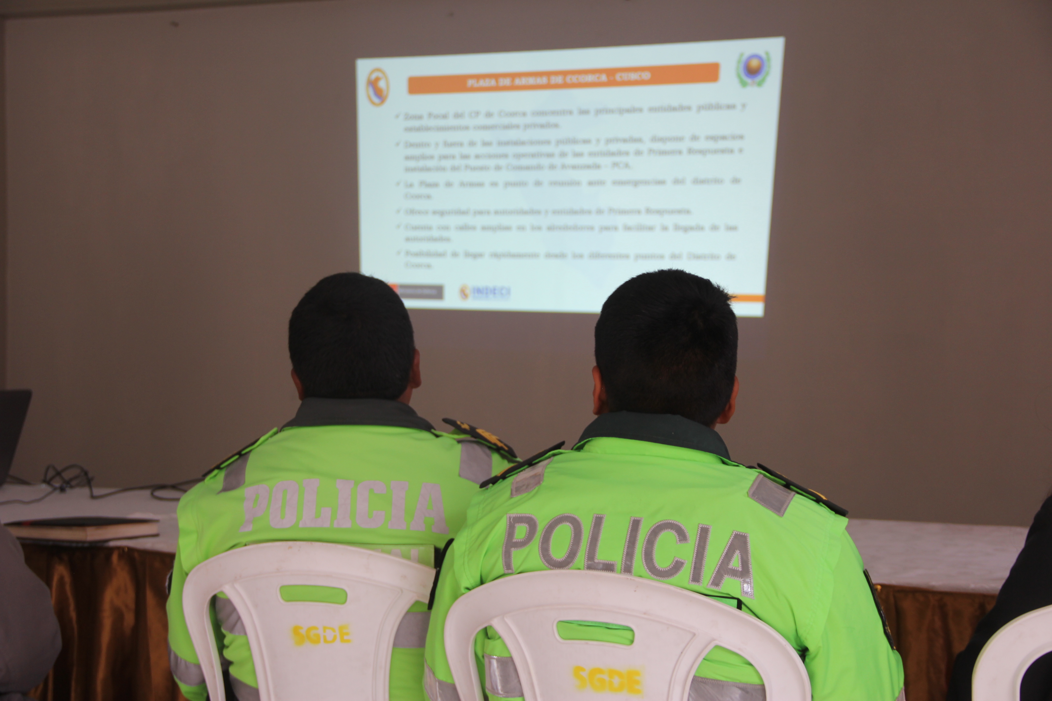 reunión de coordinación para la realización del III Simulacro Nacional Multipeligro 2024