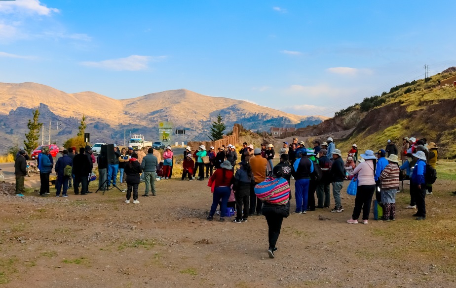 Gerencia de Transporte realizó verificación en zonas alejadas de Los Andes - Alto Cancharani para evaluar acceso al transporte urbano
