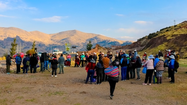 Gerencia de Transporte realizó verificación en zonas alejadas de Los Andes - Alto Cancharani para evaluar acceso al transporte urbano