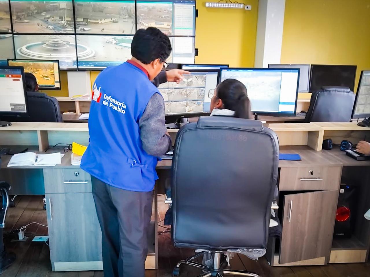 Supervisión cámaras de videovigilancia en Puno
