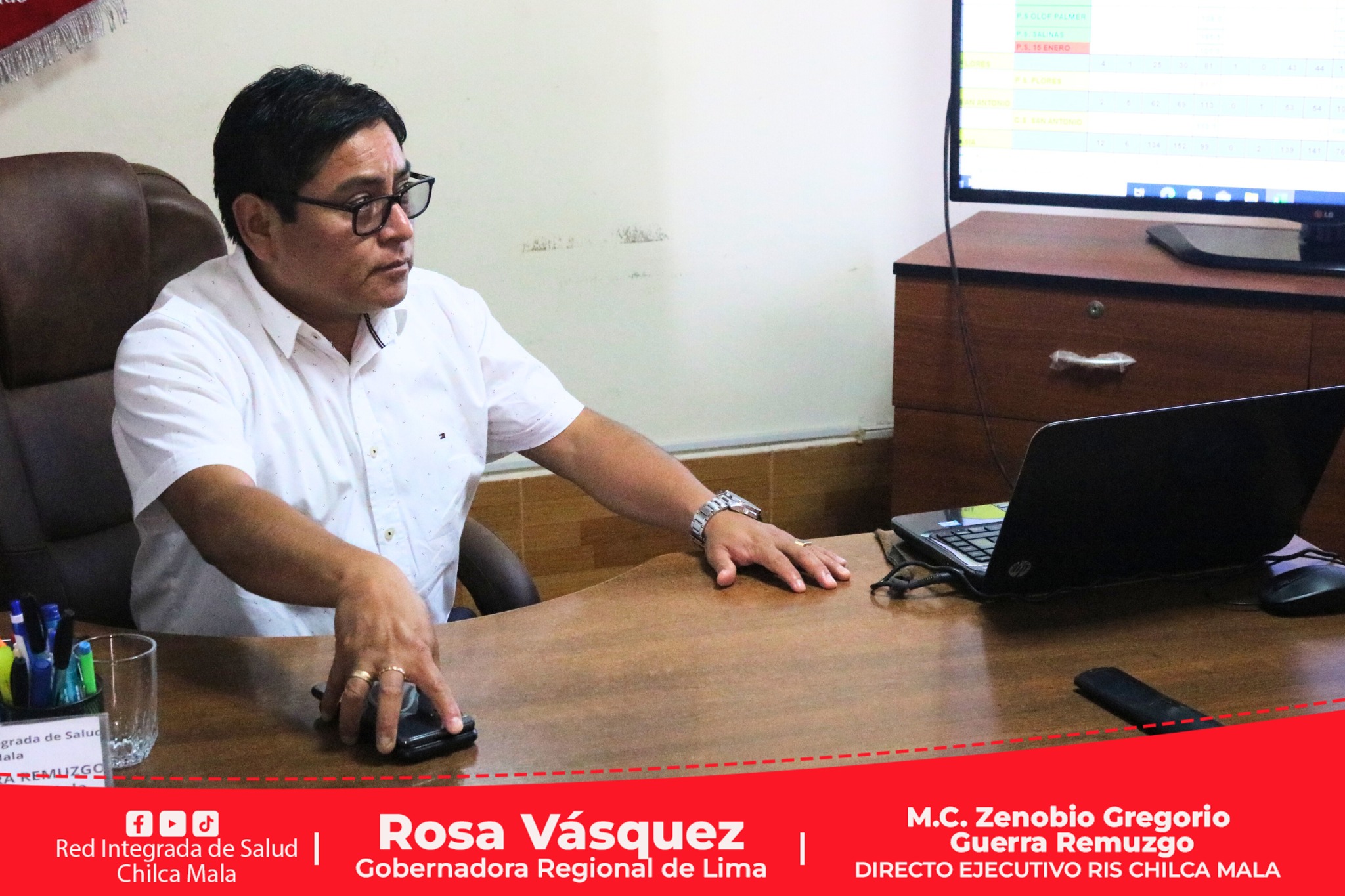 Director Ejecutivo lidera reunión técnica del Comité de Inmunizaciones de la RIS Chilca Mala