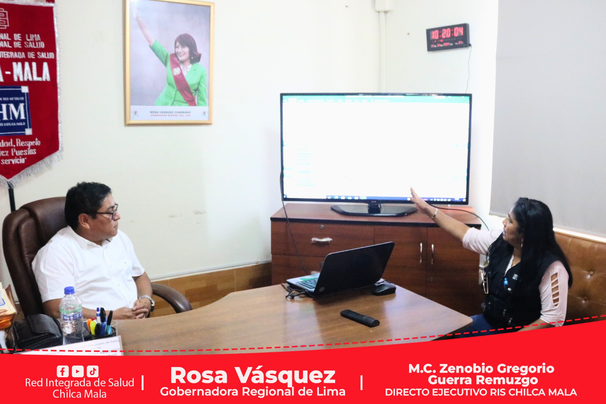 Director Ejecutivo lidera reunión técnica del Comité de Inmunizaciones de la RIS Chilca Mala
