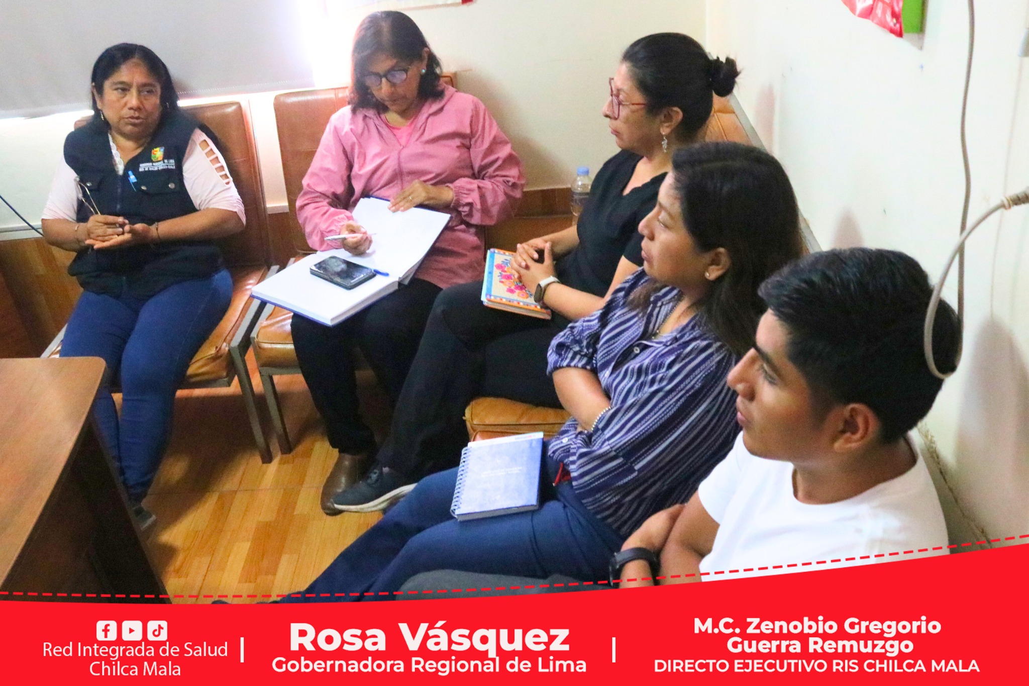 Director Ejecutivo lidera reunión técnica del Comité de Inmunizaciones de la RIS Chilca Mala
