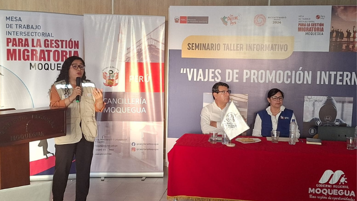 Cancillería Moquegua brinda herramientas para hacer un viaje seguro y a nivel internacional