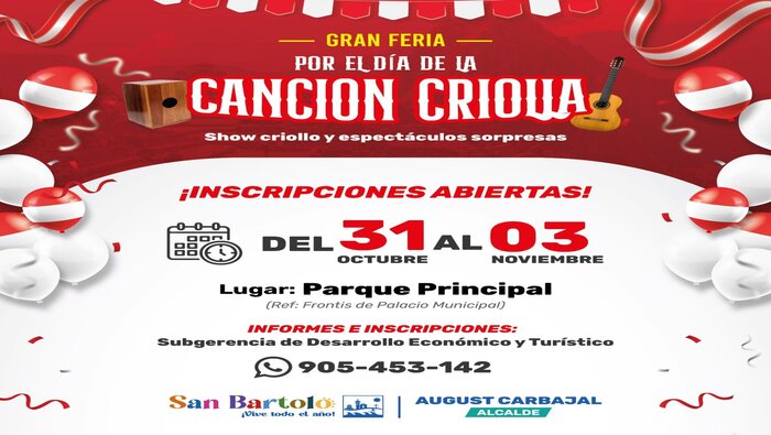 Una celebración cultural llena de música, tradición y emprendimiento local en San Bartolo.