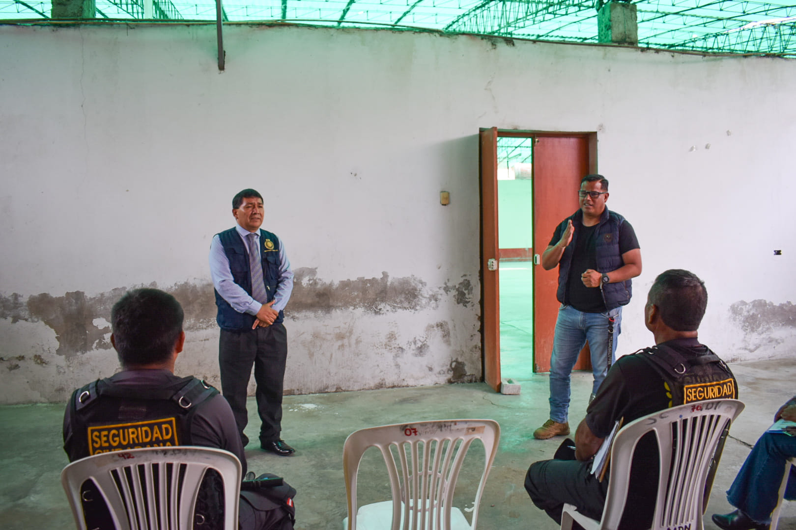 Reunión con el personal