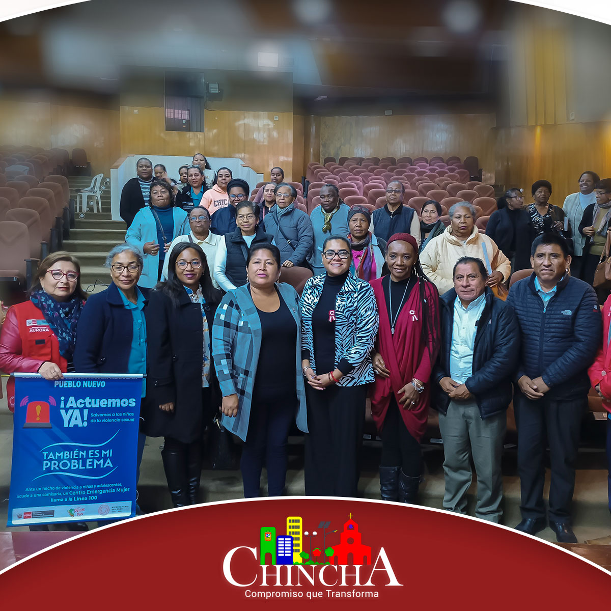 En el marco de la conmemoración del Día Nacional de la Mujer Afroperuana y el día Internacional de las Mujeres Afrodescendientes (25 de julio), se desarrolló un importante diálogo con las autoridades locales en el auditorio del Centro Cultural de Chincha.
Esta actividad, se dio gracias a la iniciativa del Centro de Desarrollo de la Mujer Negra Peruana, CEDEMUNEP, en alianza con el Municipio provincial y la Sociedad de Beneficencia de Chincha. Contando con la participación del Alcalde de Chincha, Ing. César Carranza Falla.
En su alocución, el burgomaestre ratificó los esfuerzos que se hacen por tener una ciudad igualitaria y de oportunidades, dando como ejemplo la estructura administrativa de la municipalidad, que es encabezada, en su mayoría, por mujeres.
Este diálogo contó con las ponencias de la Magister Cecilia Ramírez Rivas – Directora Ejecutiva del CEDEMUNEP, la Licenciada A. Patricia Palomino Musso, Presidenta de la Sociedad de Beneficencia de Chincha, el Magister Leonor Córdoba Casalino, jefe del centro de salud del distrito de El Carmen y la Dra. María Esther Vilcapuma Montes del Centro de Emergencia Mujer.
Este Diálogo con autoridades locales de Chincha busca el reconocimiento de la diversidad cultural y la revaloración de su identidad, buscando el empoderamiento de mujeres afroperuanas y las reparaciones históricas.