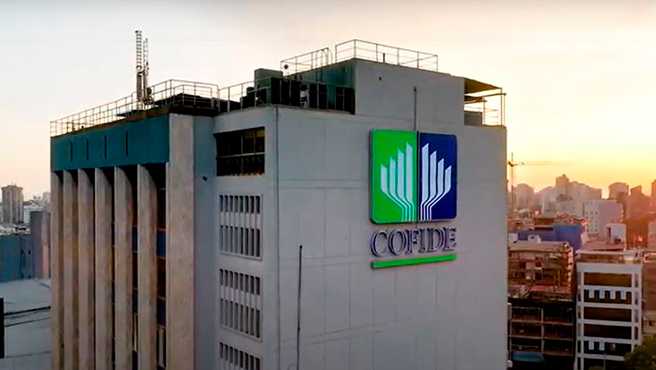 Imagen de la sede institucional de COFIDE
