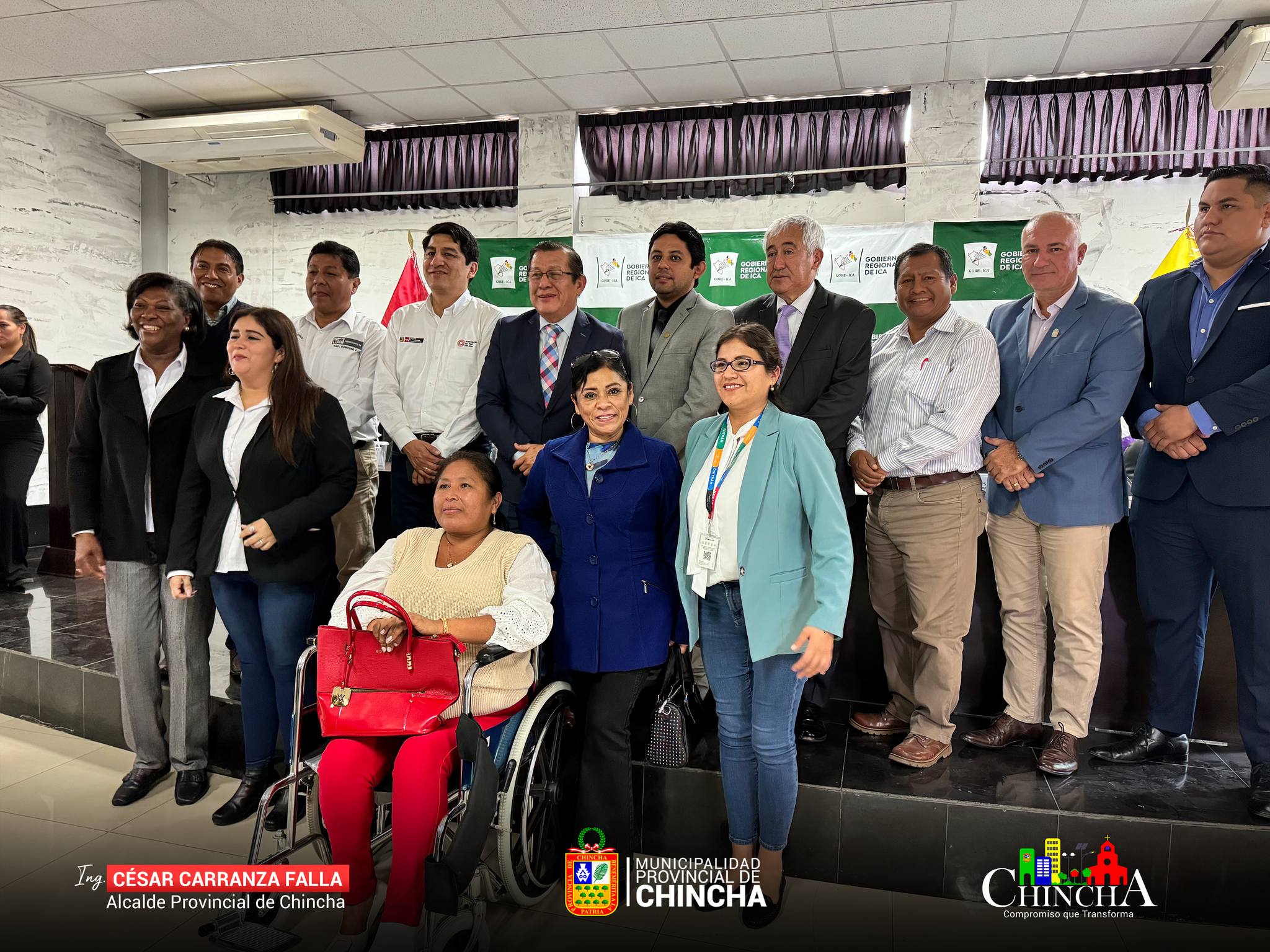 El burgomaestre manifestó la preocupación de darle un ingreso a la provincia de chincha, por la playa el socorro, ya que en la actualidad no tiene un desvió cercano a la provincia.
Mediante estas reuniones y comisiones se busca el desarrollo integral a la provincia, que es el único objetivo de la actual gestión edil.