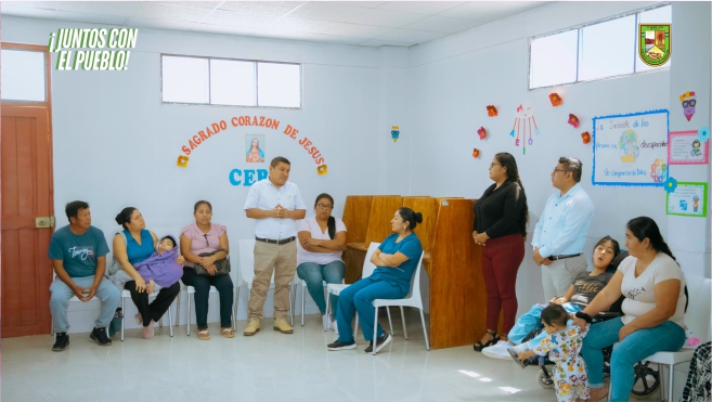 Foto Municipalidad de Canoas de Punta Sal apertura aula provisional del CEBE