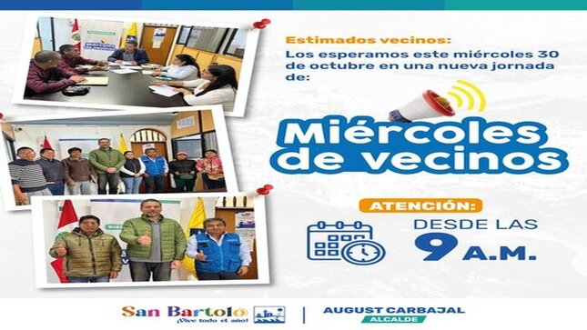 Espacio de escucha y atención para todos los vecinos de nuestra comunidad