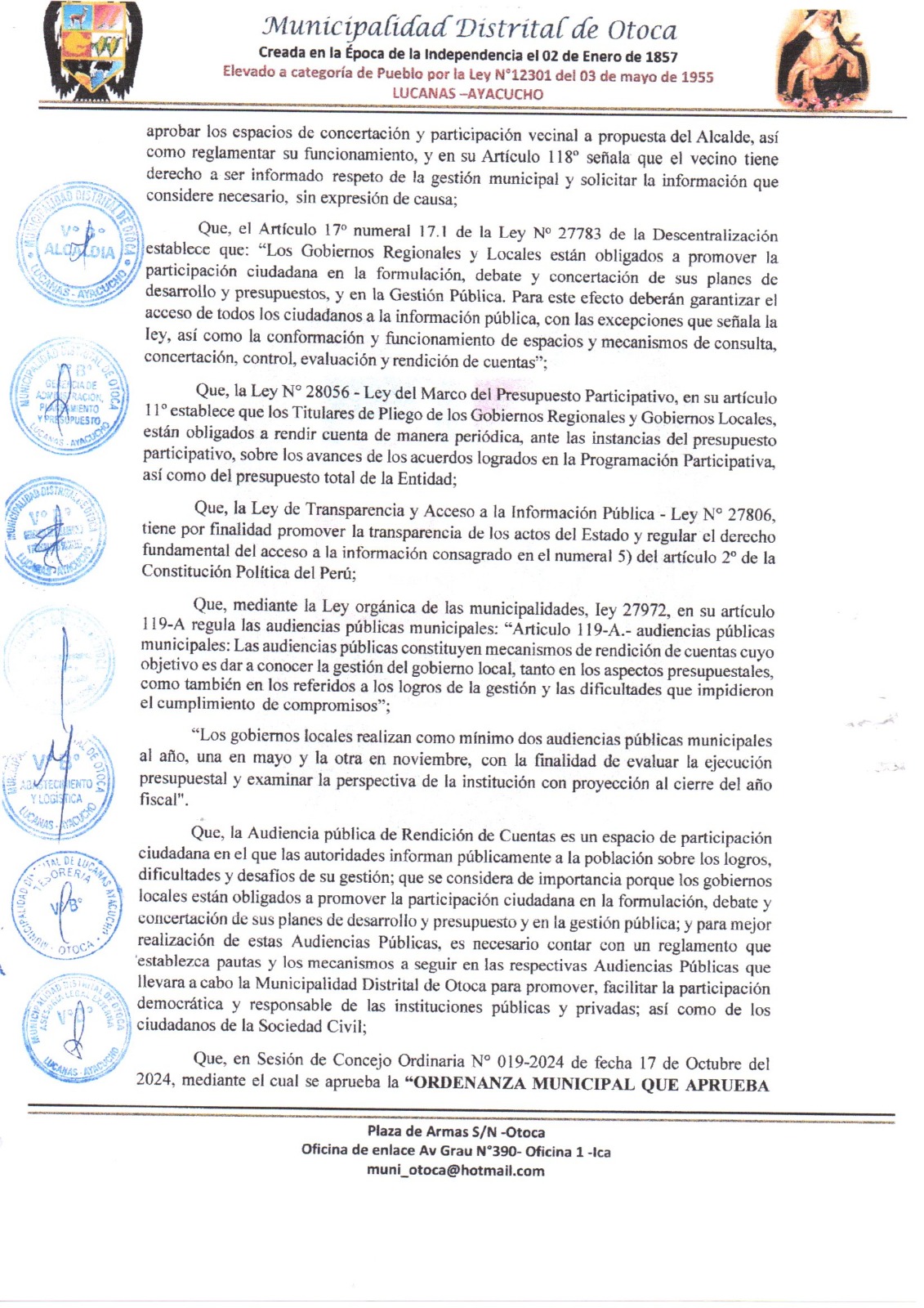 AUDIENCIA PUBLICA DE RENDICIÓN DE CUENTAS 4