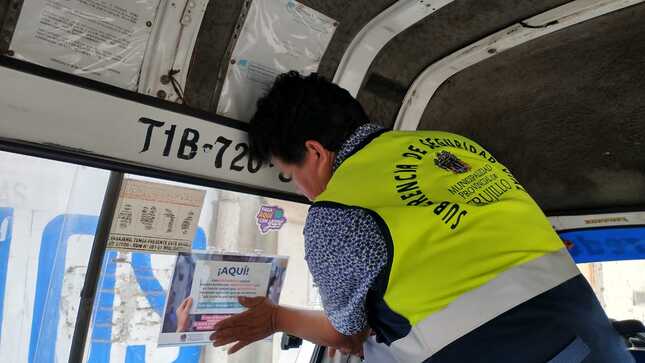 Piden denunciar casos de acoso sexual en microbuses y combis