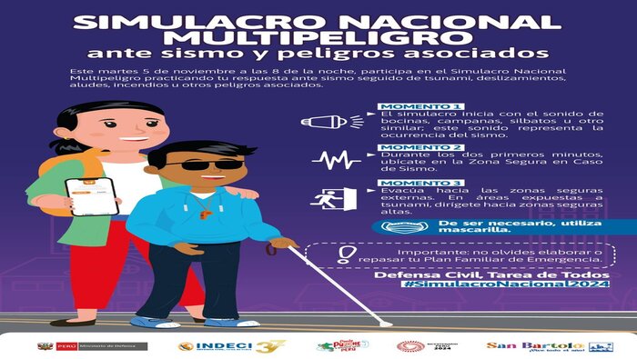 Preparándonos para enfrentar sismos y peligros asociados