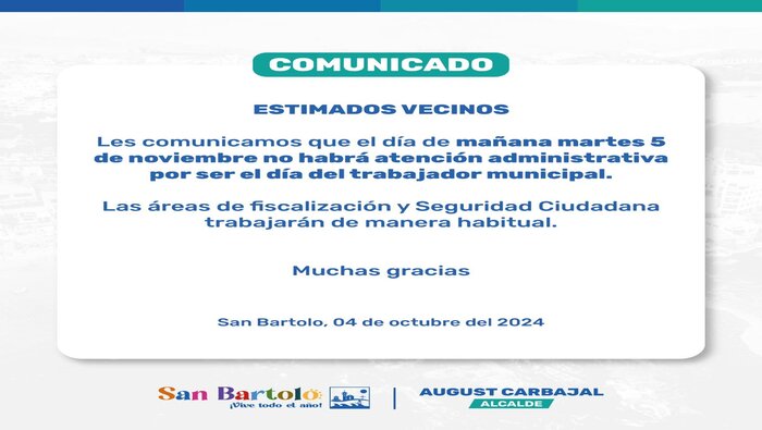 Comunicado