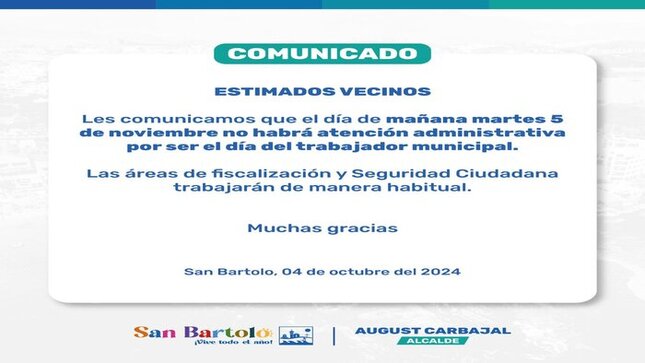 Comunicado