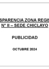 Vista preliminar de documento Publicidad Octubre 2024 - Sunarp Zona Registral N.° II