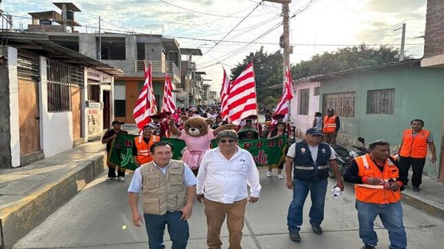 Sullana Se Prepara Para El Tercer Simulacro Nacional Multipeligro Con Un Colorido Pasacalle