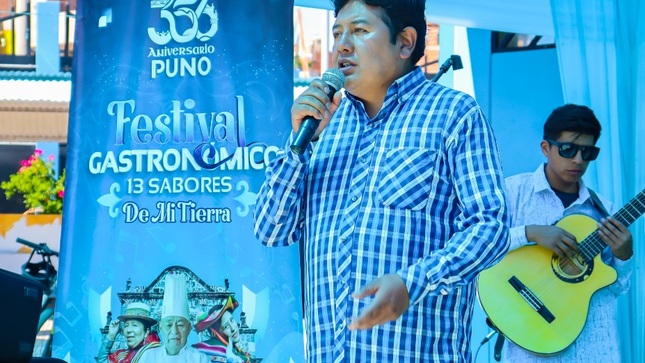 Presentación del festival "13 sabores de mi tierra"