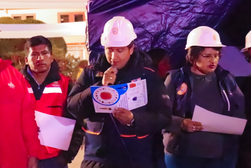 Municipalidad de Puno, lidera simulacro nacional multipleligro 2024 para fortalecer capacidades de respuesta