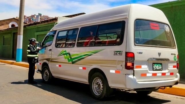 La Gerencia de Transporte infracciona a más de 20 conductores durante operativo inopinado