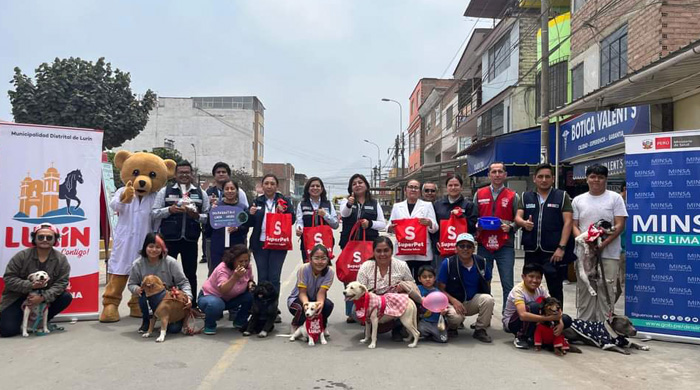 Diris Lima Sur realiza campañas veterinarias con énfasis en prevenir la rabia en su jurisdicción