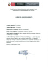 Vista preliminar de documento Aviso de Sinceramiento - Publicidad IV Trimestre - Octubre 2024