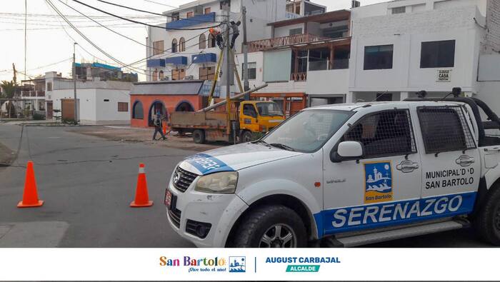 Mejorando la infraestructura de San Bartolo con la colaboración entre la Municipalidad y Telefónica.