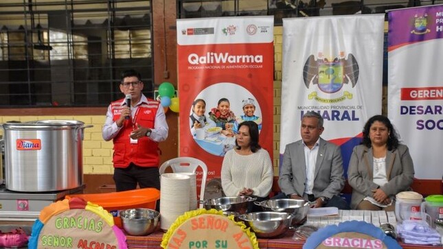 Municipalidad de Huaral implementa kit de cocina en la I.E.I n.° 546 San Antonio
