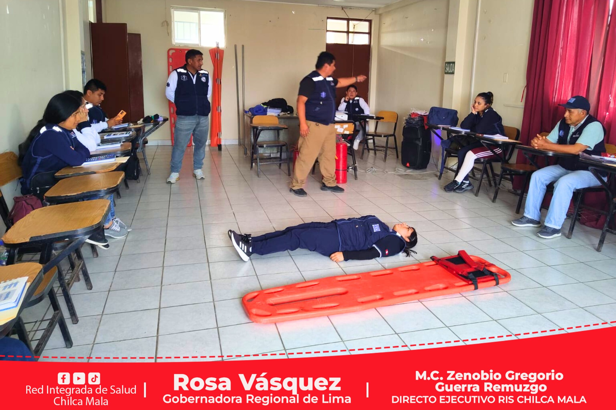 RIS Chilca Mala: “Curso Integral de RCP, Primeros Auxilios y Gestión de Riesgo de Desastres 2024"