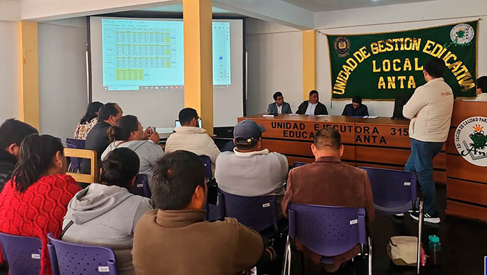 Presentamos el diseño de Escuela Bicentenario Agustín Gamarra a comunidad educativa de Anta