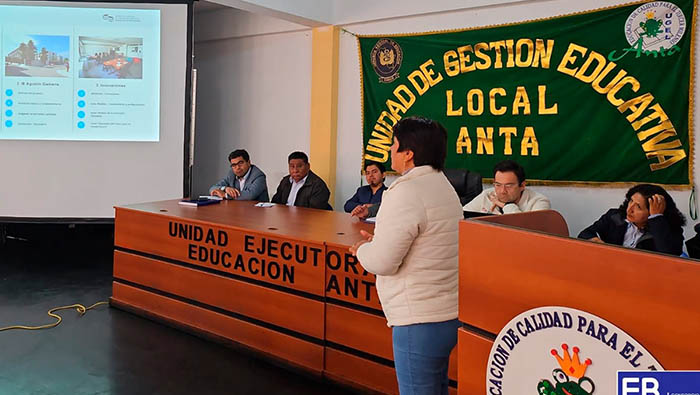 Presentamos el diseño de Escuela Bicentenario Agustín Gamarra a comunidad educativa de Anta