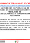 Vista preliminar de documento COMUNICADO04_REPROGRAMACIÓN DE CRONOGRAMA