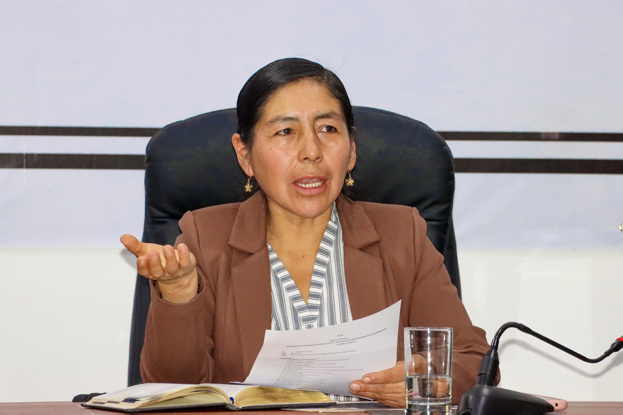 Gobierno Regional articula esfuerzos para el desarrollo productivo de Huanca Sancos 