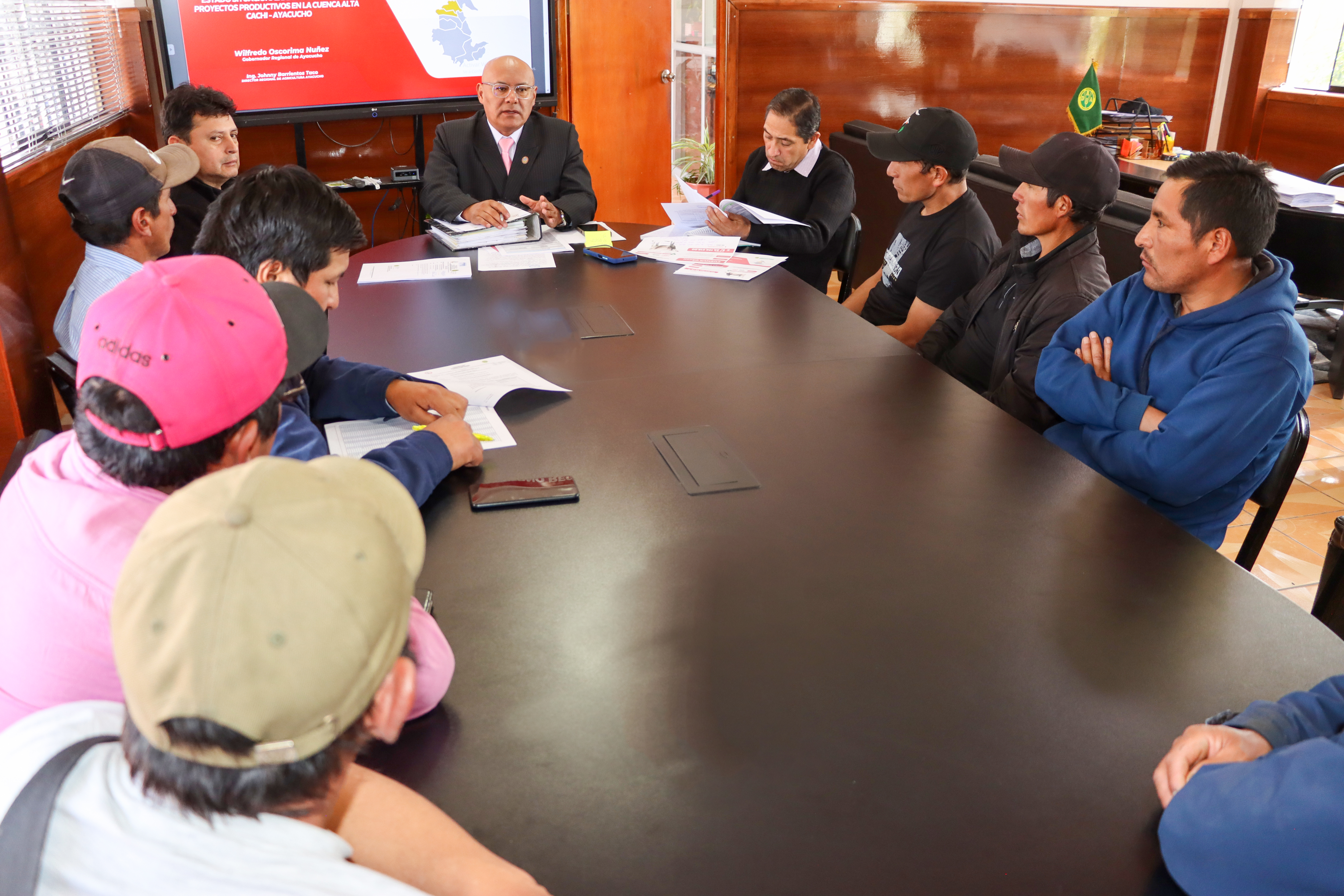 DRA Ayacucho coordina acciones para concretar la ejecución de proyecto Bovino Cuenca Cachi