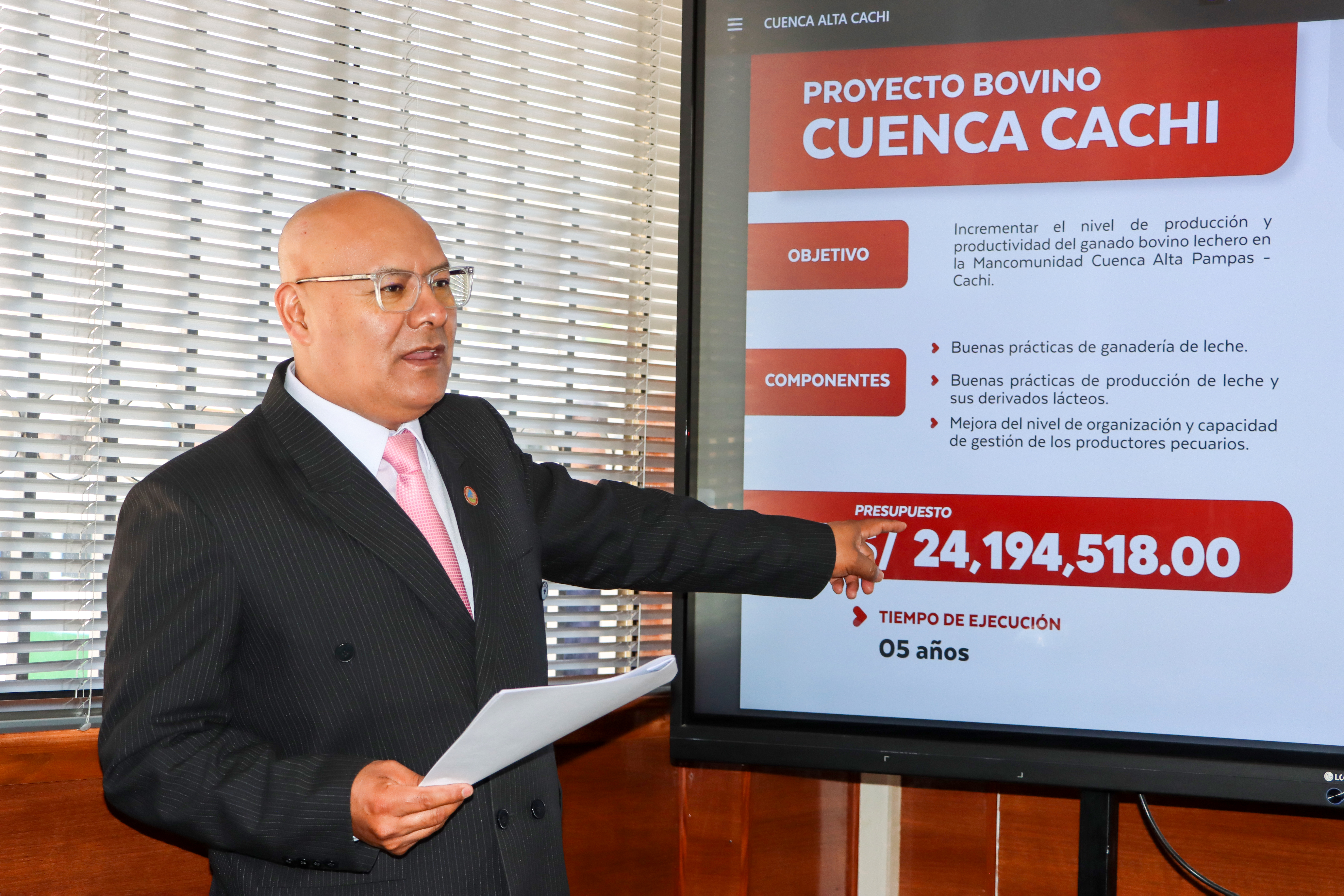 DRA Ayacucho coordina acciones para concretar la ejecución de proyecto Bovino Cuenca Cachi