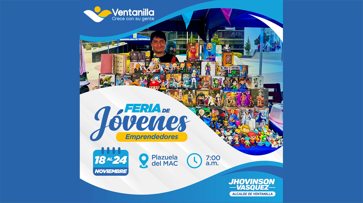 Feria de Jóvenes Emprendedores en Ventanilla: oportunidad para promover negocios locales y apoyar a emprendedores 🛍️🛒👩💼👨💼