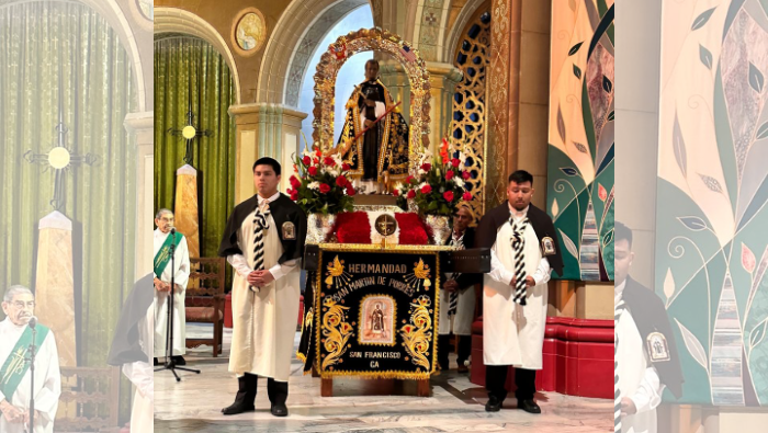 Comunidad peruana en San Francisco rinde homenaje a San Martín de Porres