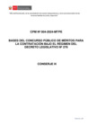 Vista preliminar de documento BASES 276  -concurso de méritos CPM Nº 004-2024-MTPE