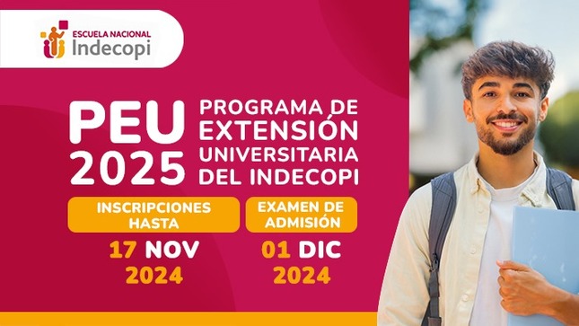 Estudiantes tienen la oportunidad de capacitarse en las competencias del Indecopi a través del Programa de Extensión Universitaria 2025