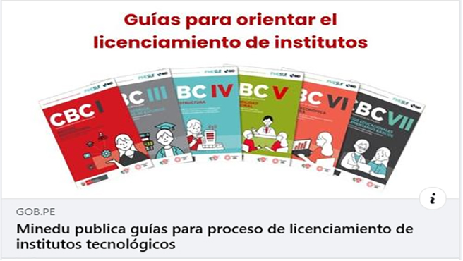 Guías Digitales para Orientar a los Institutos Tecnológicos en su Proceso de Licenciamiento