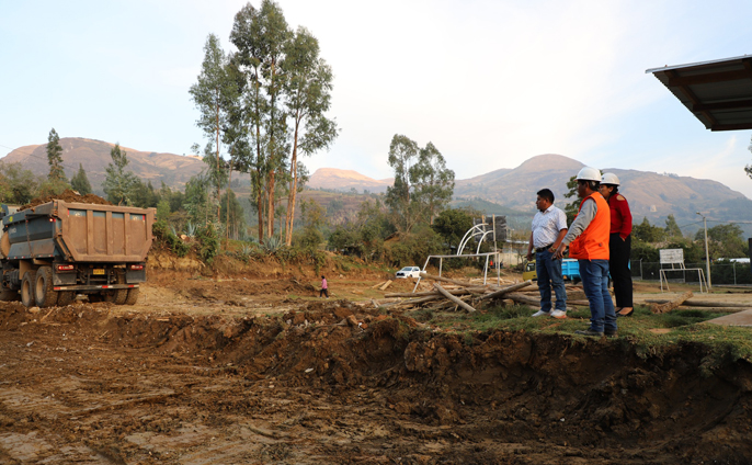 Inician obra de mejoramiento de infraestructura en la i.e. 82291 del caserío campana