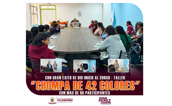 Con gran éxito se inició el curso-taller de tejido en palitos con más de 90 participantes