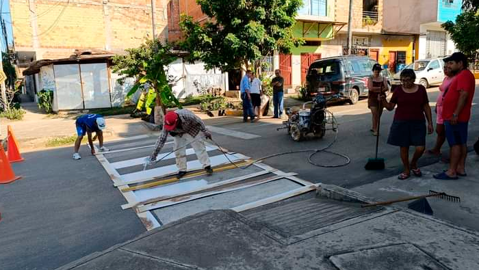 MPSM realiza mantenimiento del parque Ahuashillo.