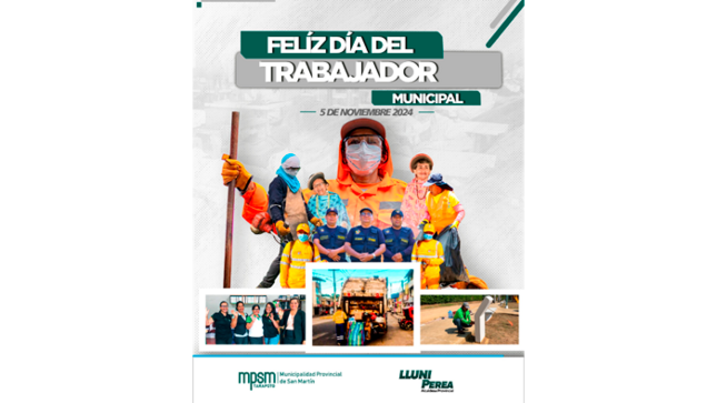 Feliz Día del Trabajador Municipal.