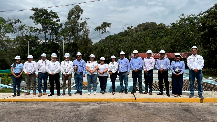 Autoridades realizaron visita a la planta de Tratamiento de agua potable "San Mateo" - EPS Moyobamba.